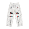 Women's Splatter Barrel Leg Jeans