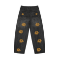 Sunfade Vintage Wash Barrel Leg Jeans