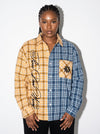 Plaid Color Block Shirt